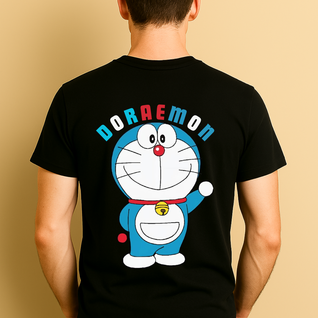 Printed Doraemon T-Shirt