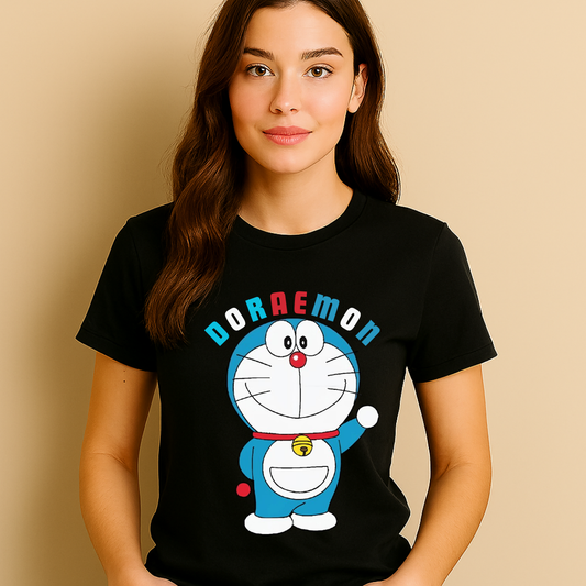 Printed Doraemon T-Shirt