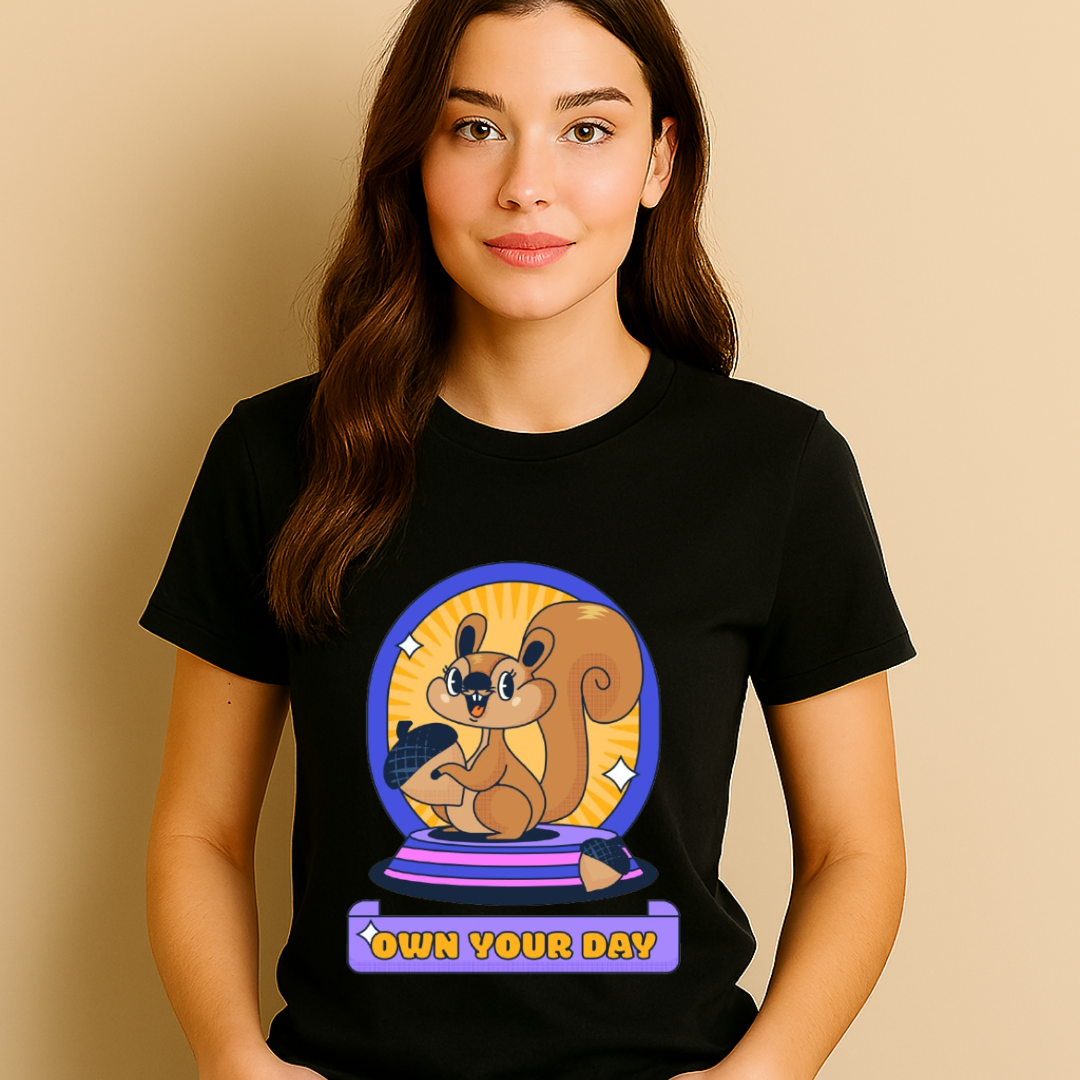 Squirrel Printed T-Shirt