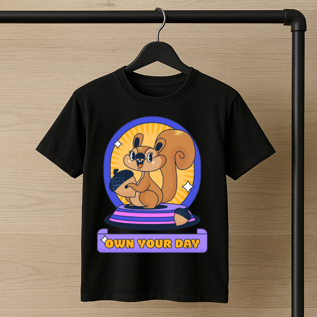 Squirrel Printed T-Shirt