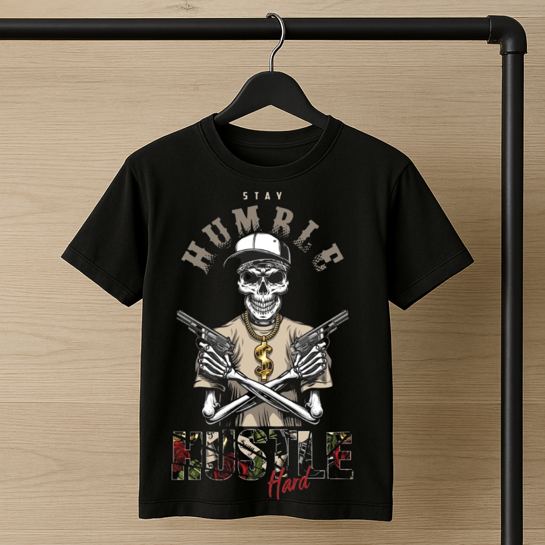 Oversized Printed Humble T-Shirt