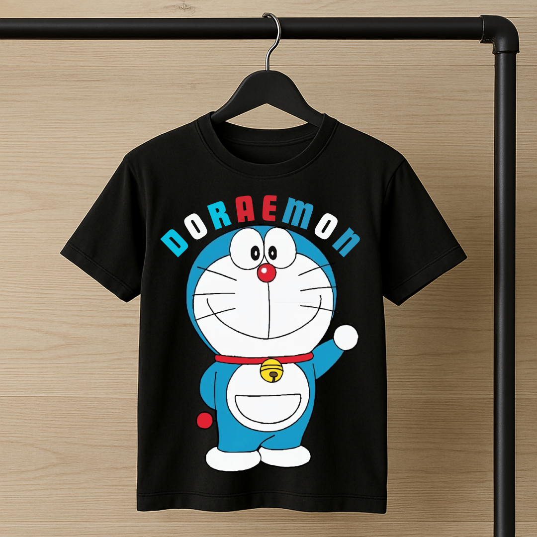 Printed Doraemon T-Shirt