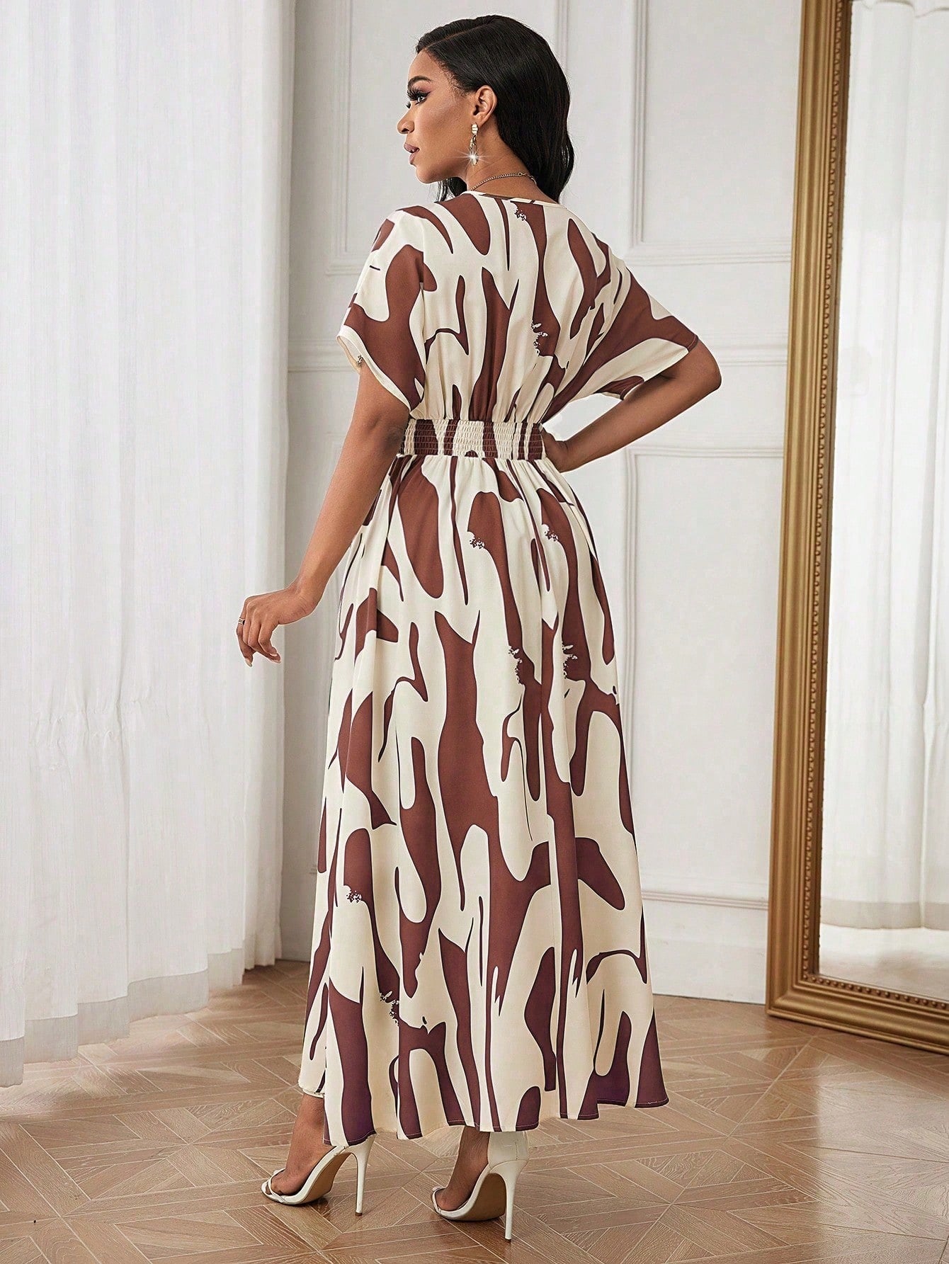 WesternStitch GEO PRINTED MAXI DRESS WesternStitch