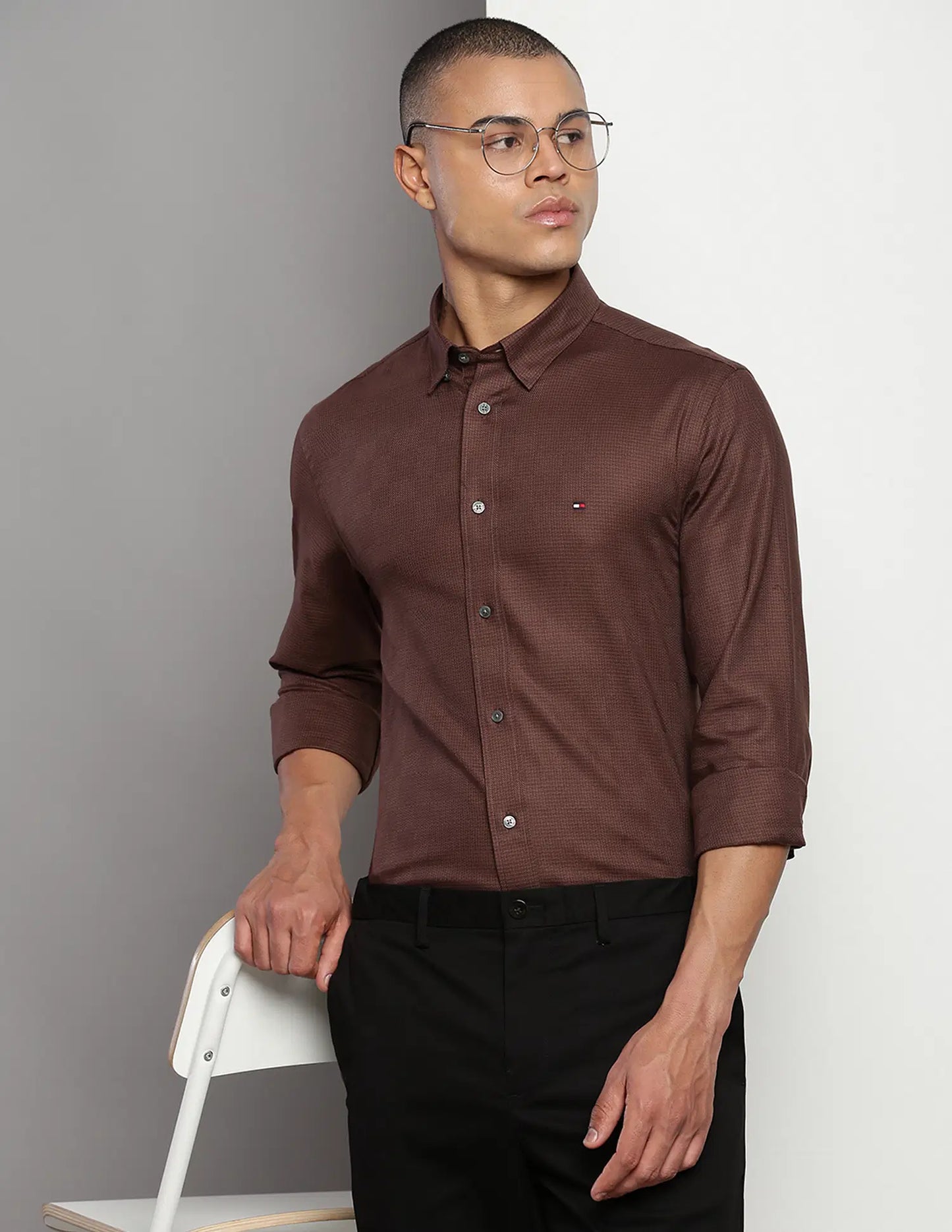 Tommy Hilfiger Twill Cotton Shirt