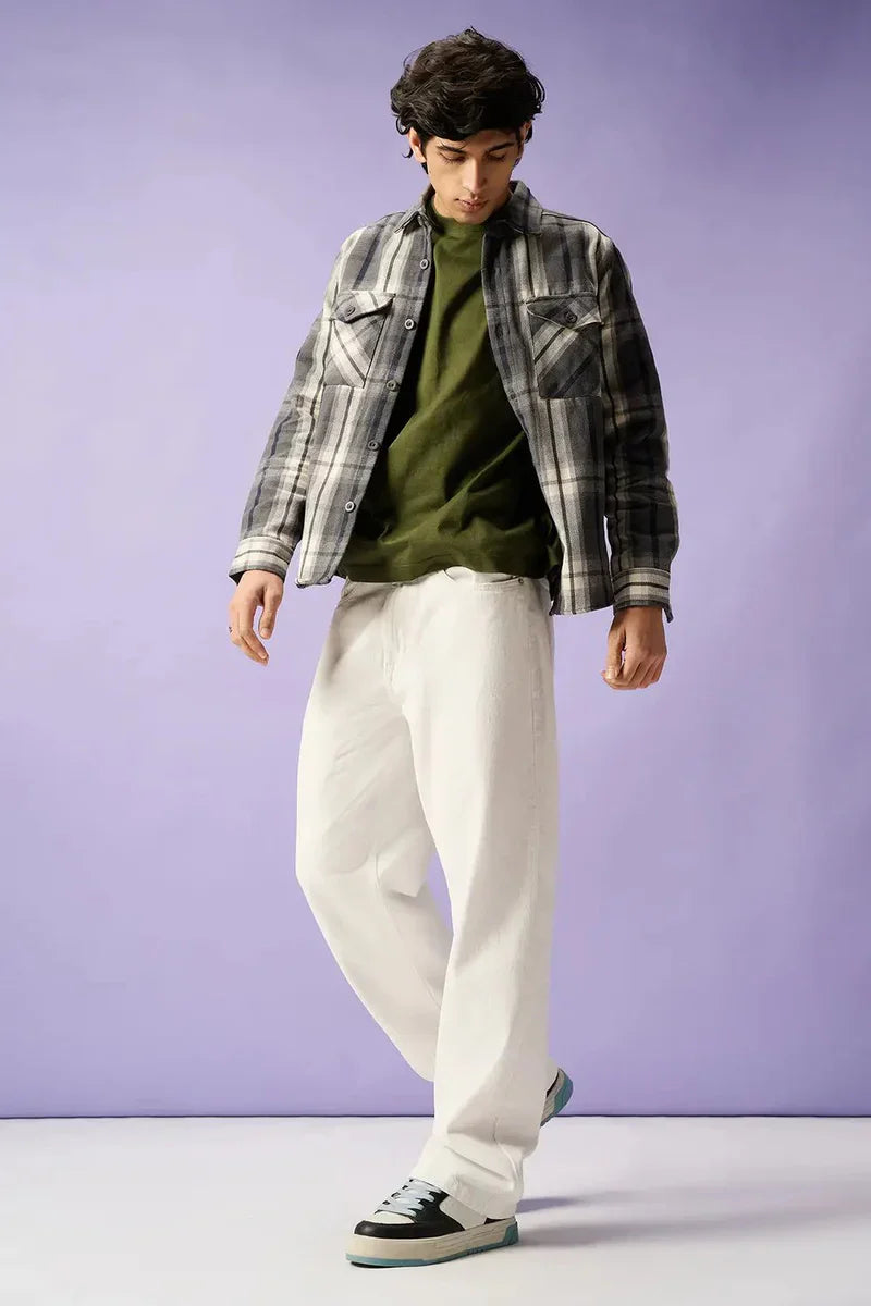 ivory edge straight fit jeans