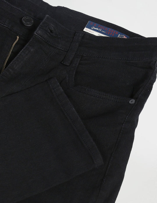 Skinny Fit Mid Rise Jeans