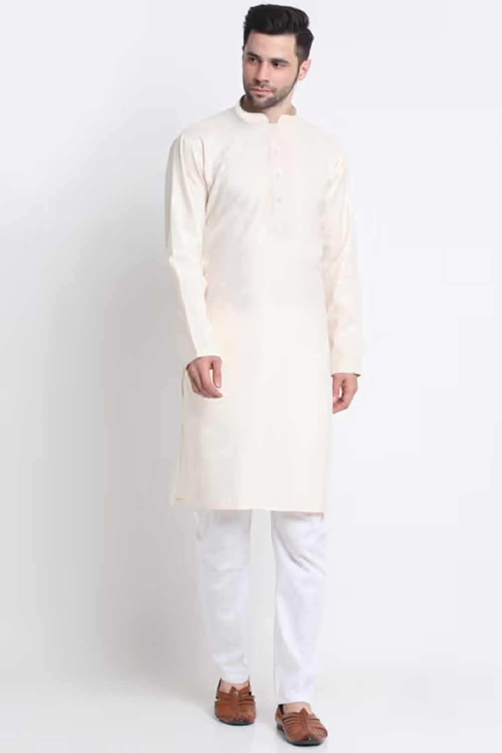 Women Cotton Blend Kurta Pyjama