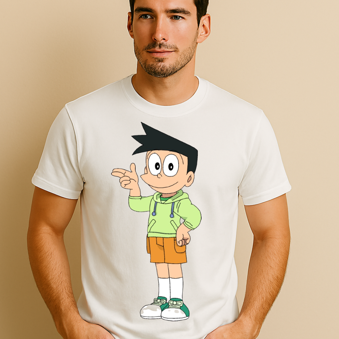 Smart Suneo Cartoon T-Shirt