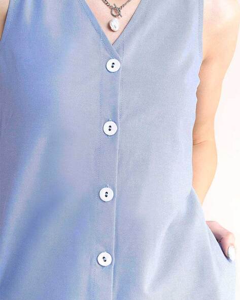 FABLE STREET Button-Down Sheath Dress
