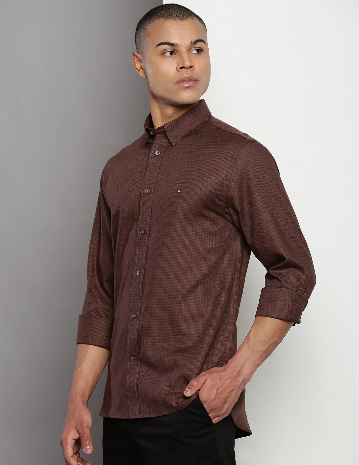 Tommy Hilfiger Twill Cotton Shirt