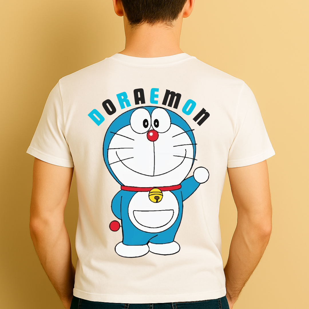Printed Doraemon T-Shirt