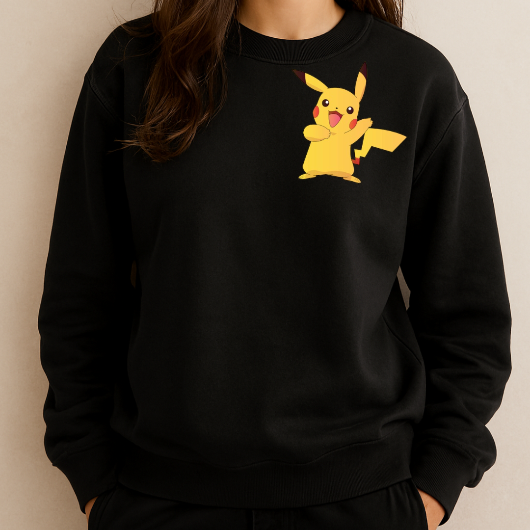 Pikachu Sweatshirt Black