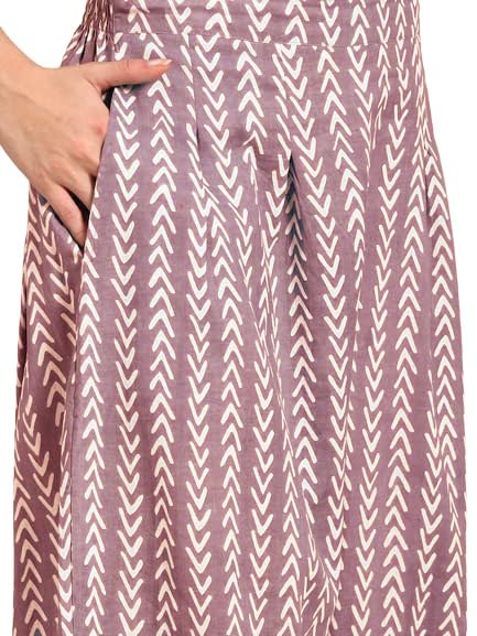 LookMark Women's Cotton Blend Printed Kurta Set