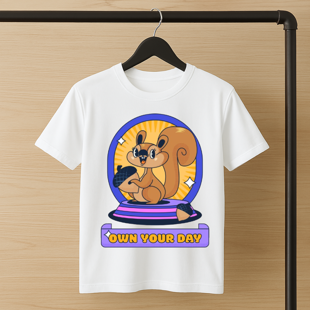 Squirrel Printed T-Shirt