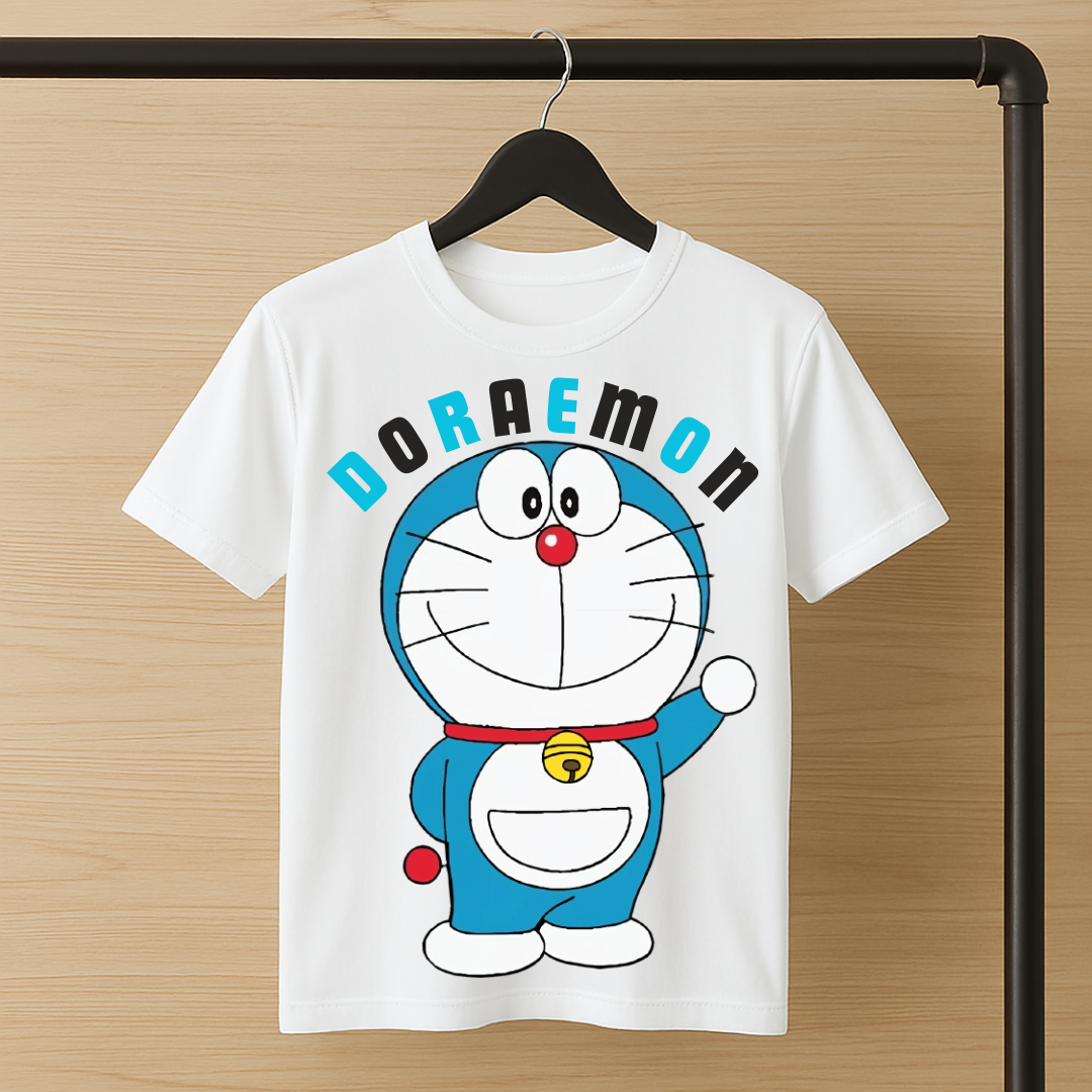 Printed Doraemon T-Shirt