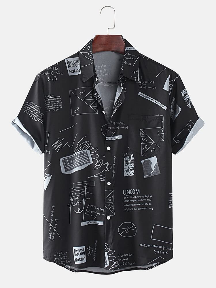 LookMark Men's Cotton Regular Fit Shirt