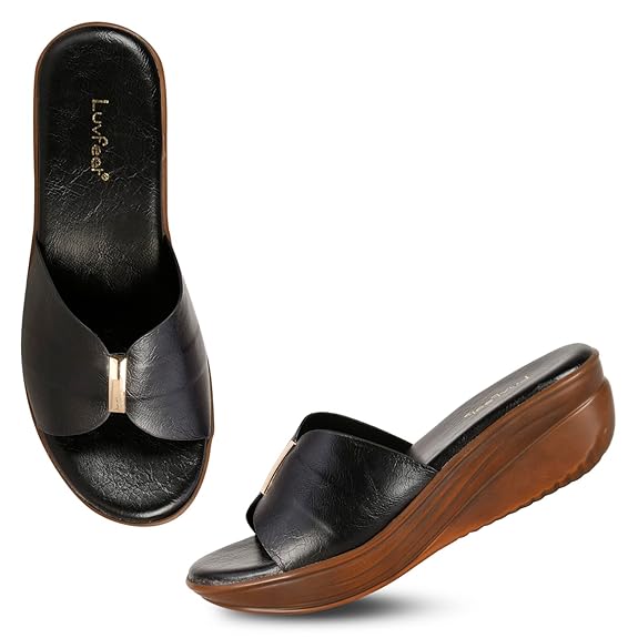 Luvfeet Women's Platform Wedge Summer Sandals
