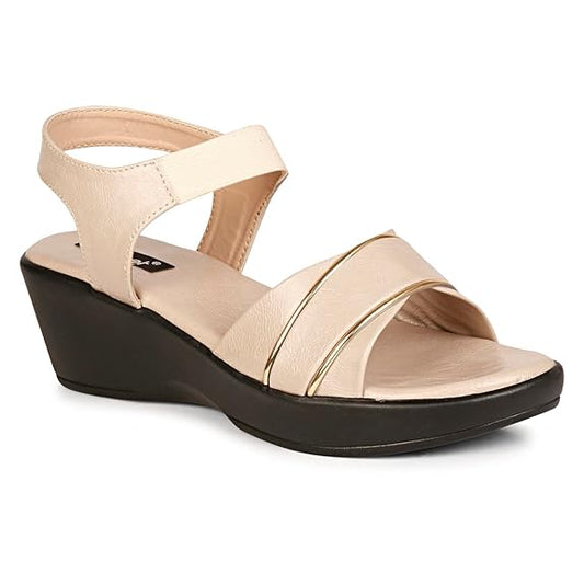 LUVFEET Women's Wedge Heeled Sandals