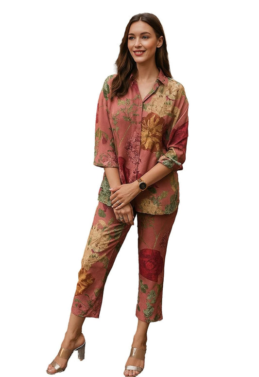 LookMark Women's Printed Cotton Blend Straight Kurta and Pant Set | Kurta Set for Women | Women Kurta | Women Kurta Sets Kurtis | Women Kurta Pant Set