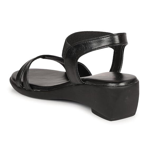 LUVFEET Luvfeer Comfortable Casual Wedge Heel Sandals For Women| Stylish Footwear For Daily Use| Lightweight Footwear (2 Inches heel)
