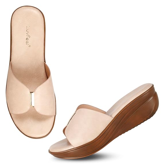 Luvfeet Women's Platform Wedge Summer Sandals