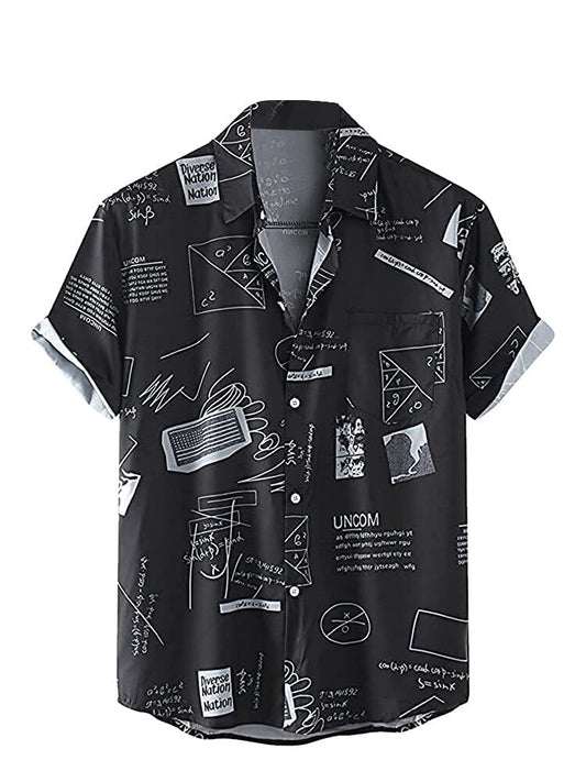 LookMark Men's Cotton Regular Fit Shirt