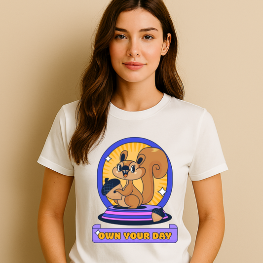 Squirrel Printed T-Shirt