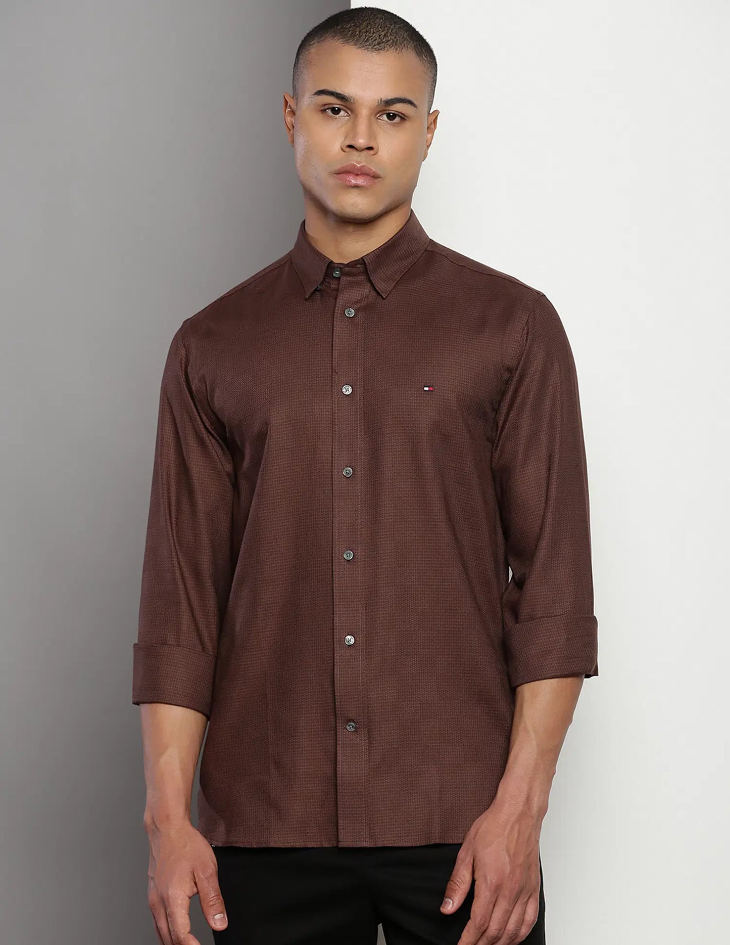 Tommy Hilfiger Twill Cotton Shirt