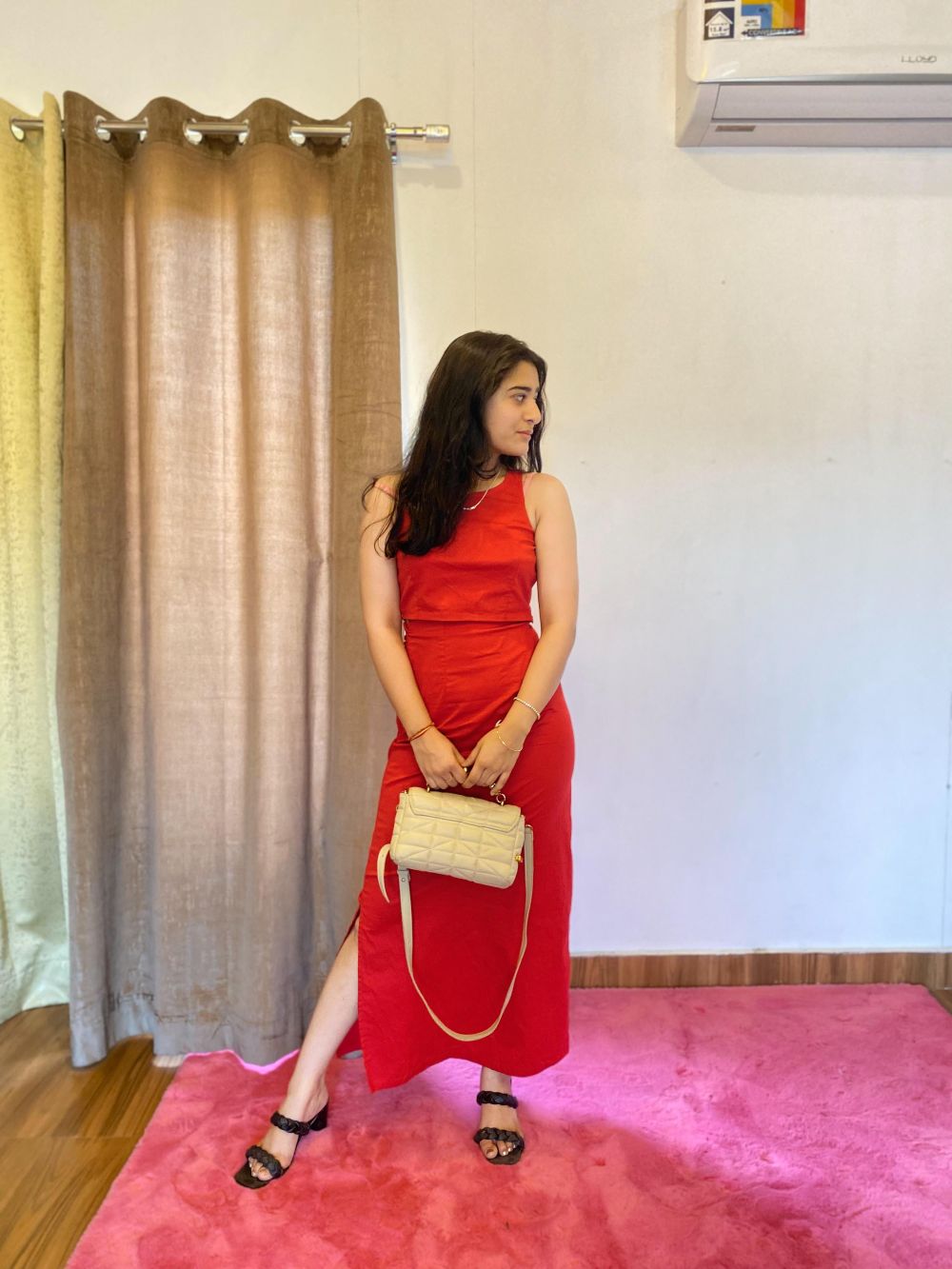 Scarlet Muse Midi Dress