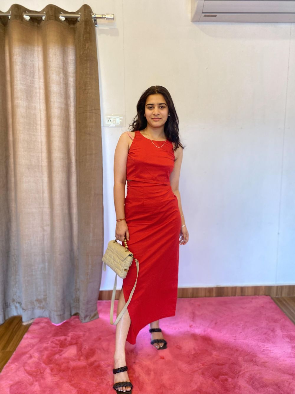 Scarlet Muse Midi Dress