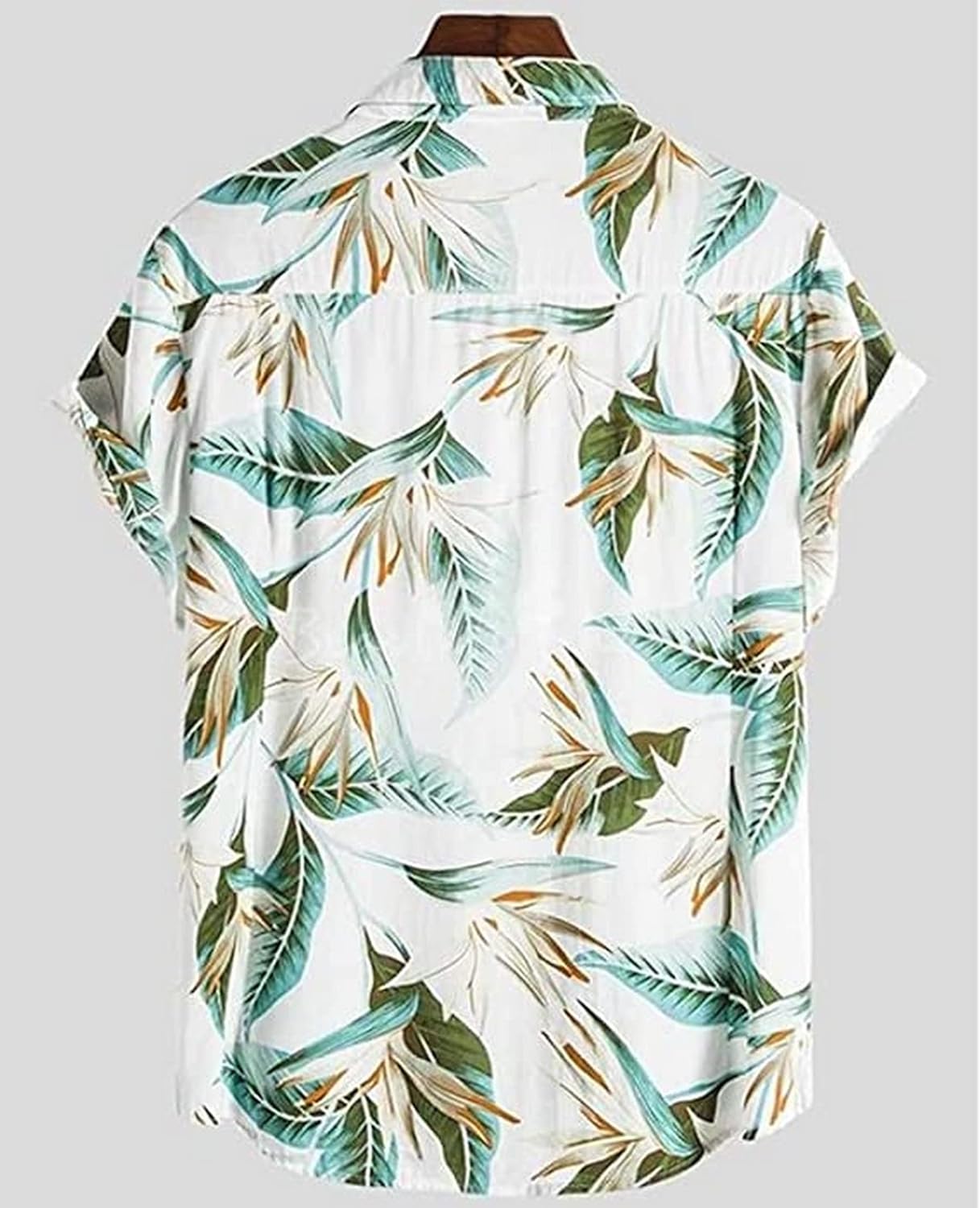 LookMark Men's Cotton Blend Stitched Half Sleeve (Printed Regular Fit Shirt Elias)