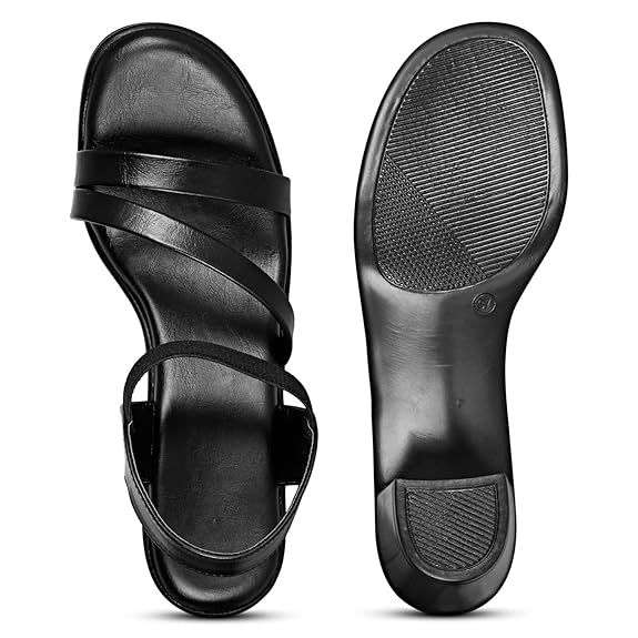 LUVFEET Women's Comfortable Block Heels Sandals