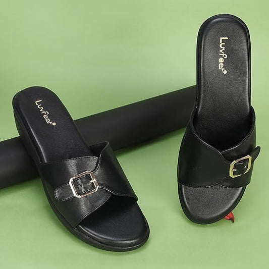 LUVFEET Womens Fashion Sandals/Stylish Footwear For Women/Adjustable Straps/Doctor Comfort/Footwear For Womens Daily Use