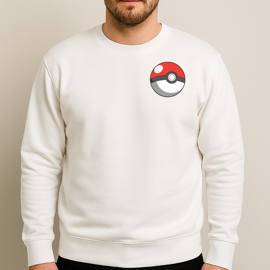 Pokeball Sweatshirt White