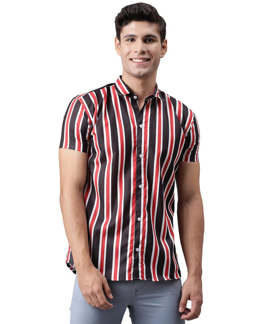 LookMark Men's Cotton Regular Fit Shirt
