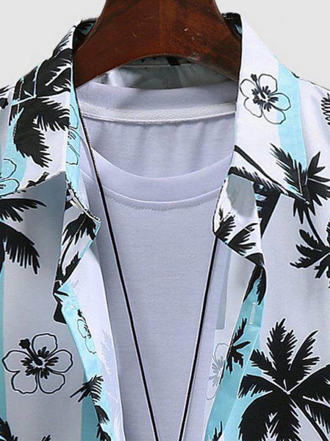 LookMark Men's Cotton Blend Stitched Printed Half Sleeve Regular Fit Shirt
