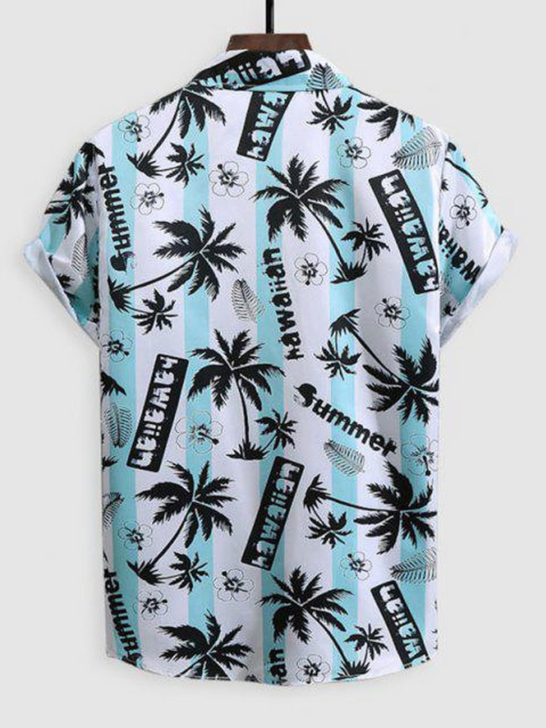 LookMark Men's Cotton Blend Stitched Printed Half Sleeve Regular Fit Shirt