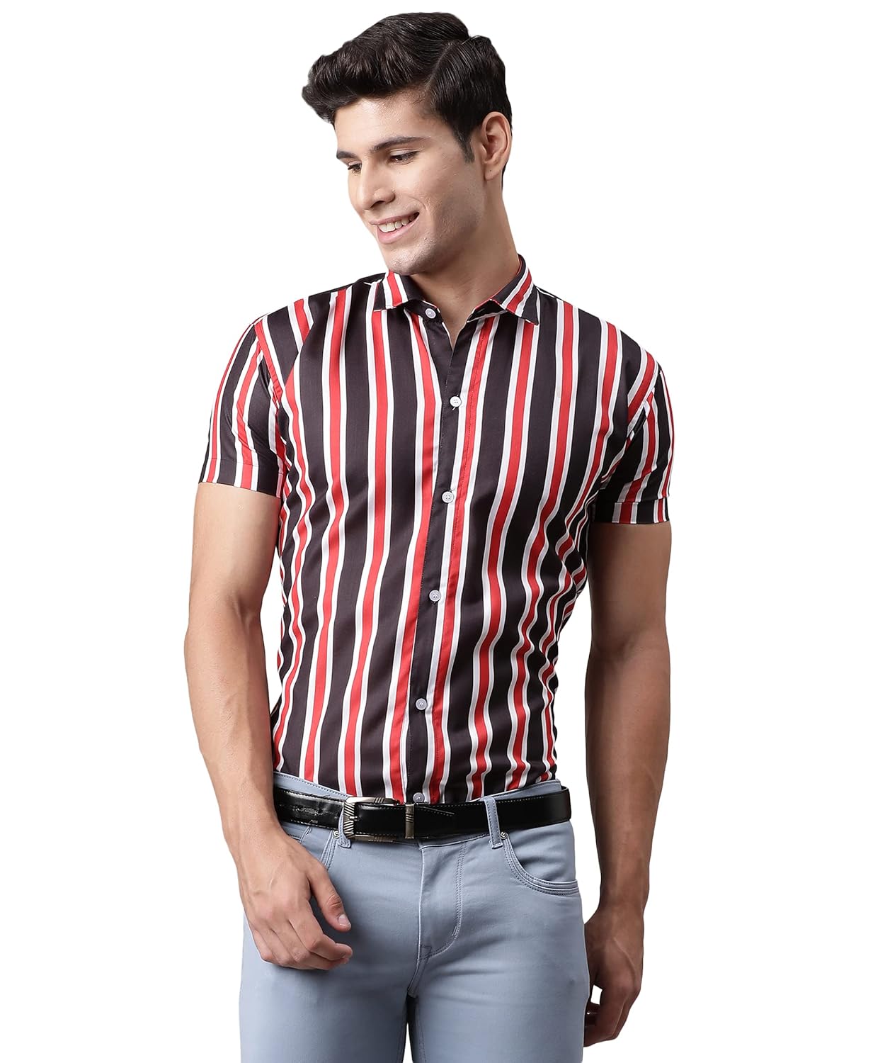 LookMark Men's Cotton Regular Fit Shirt