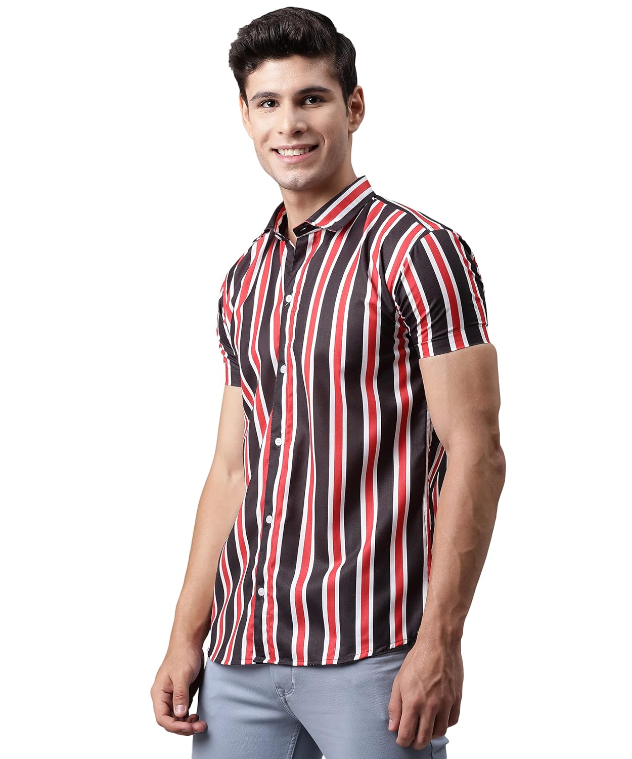 LookMark Men's Cotton Regular Fit Shirt