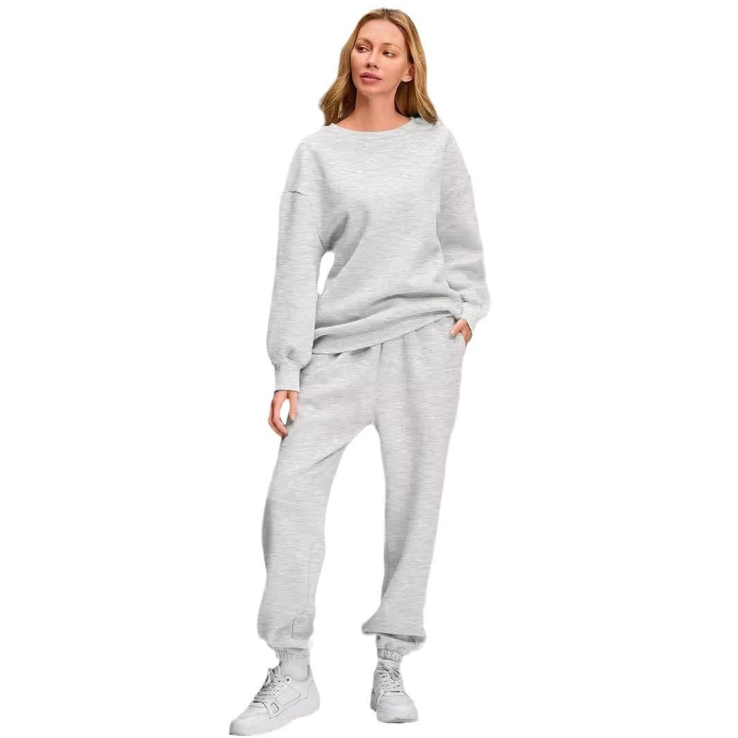 Casual Long Sleeve Sweater Suit