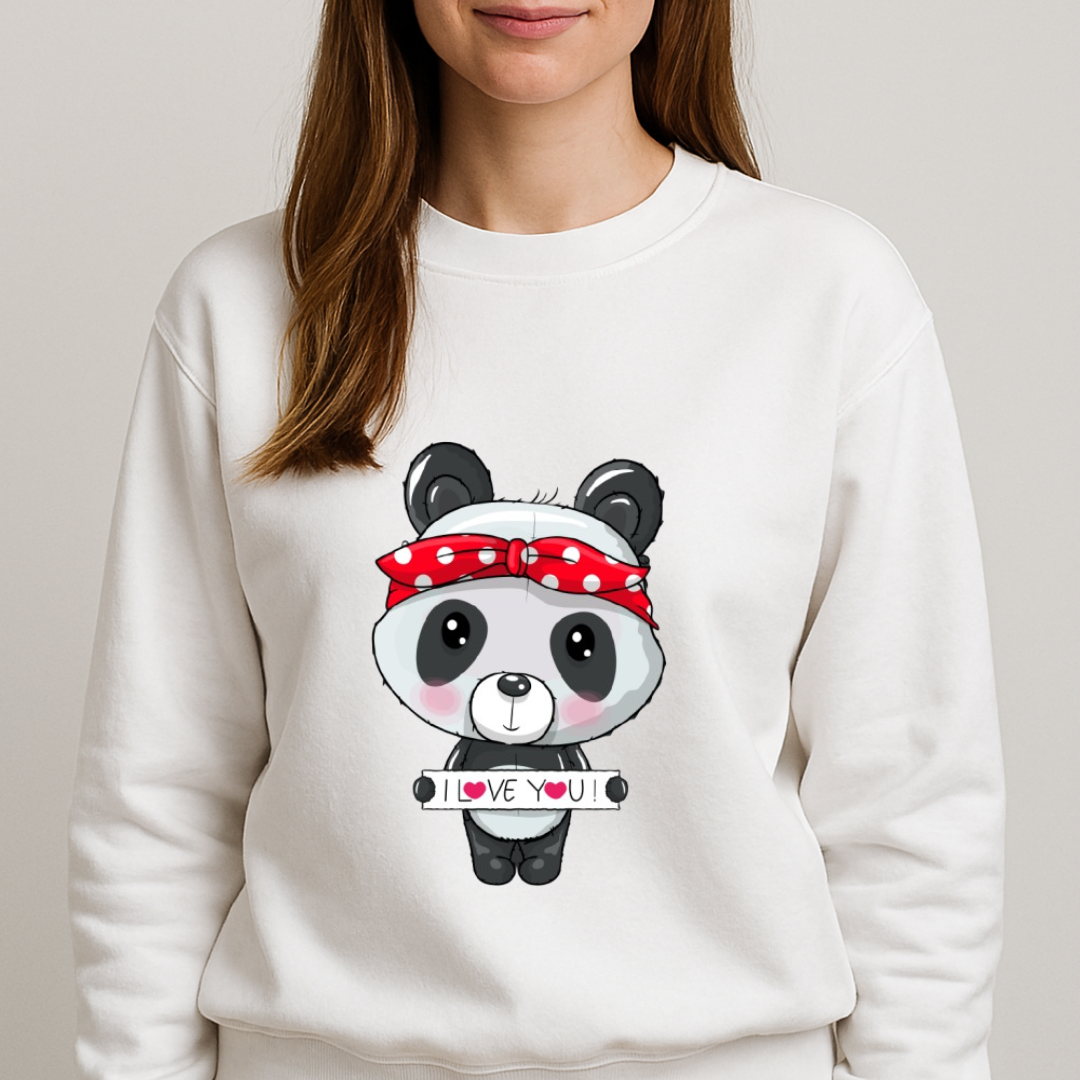 Panda I LOVE YOU Sweatshirt