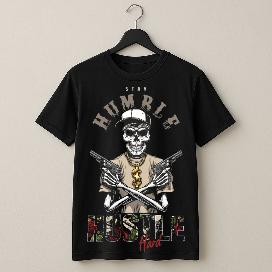 Oversized Printed Humble T-Shirt