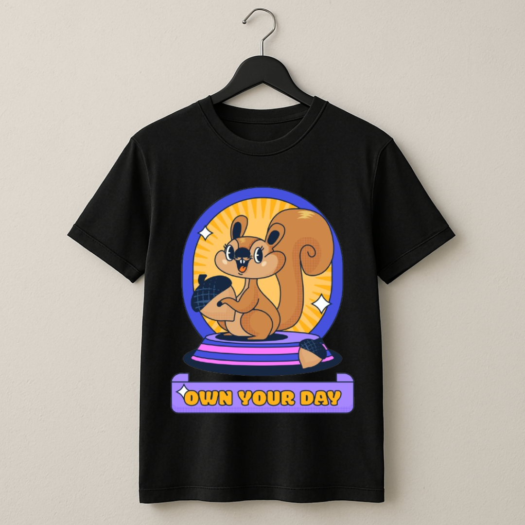 Squirrel Printed T-Shirt