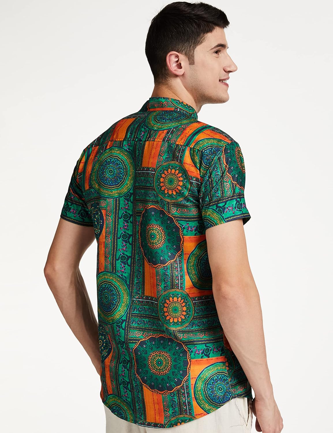 LookMark Men's Poly Cotton Regular Fit Shirt