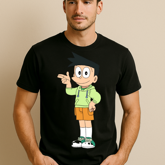 Smart Suneo Cartoon T-Shirt