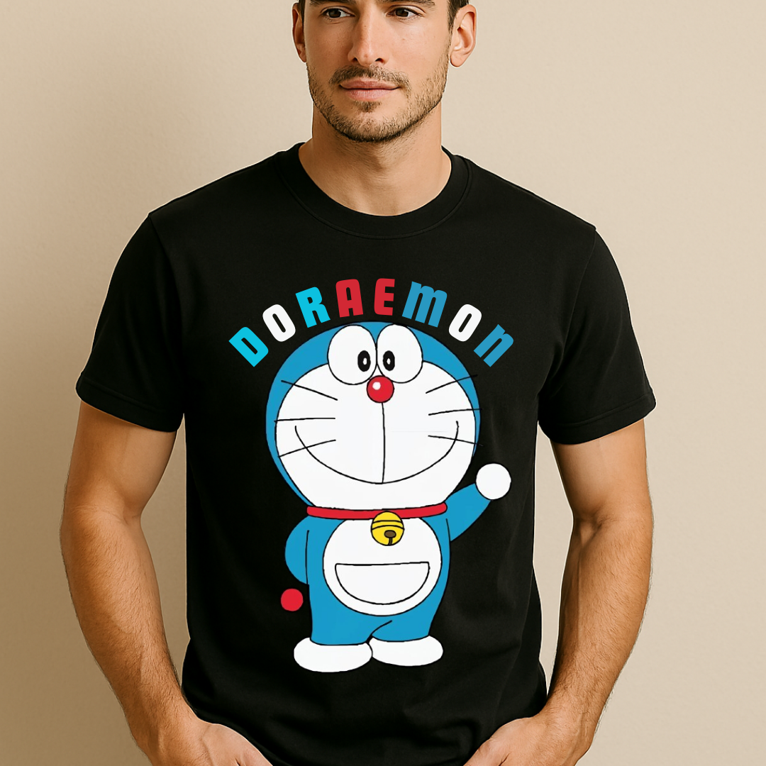 Printed Doraemon T-Shirt