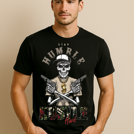 Oversized Printed Humble T-Shirt