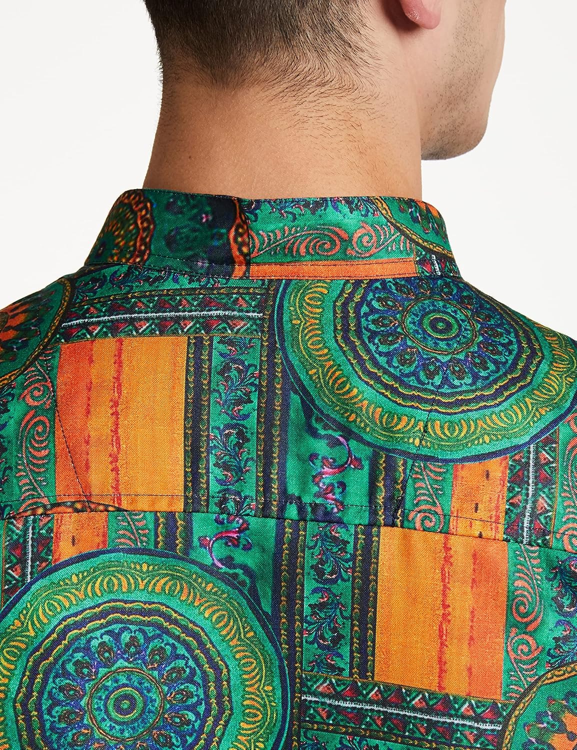 LookMark Men's Poly Cotton Regular Fit Shirt