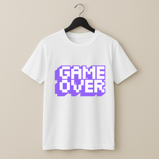 Game Over Printed T-Shirt
