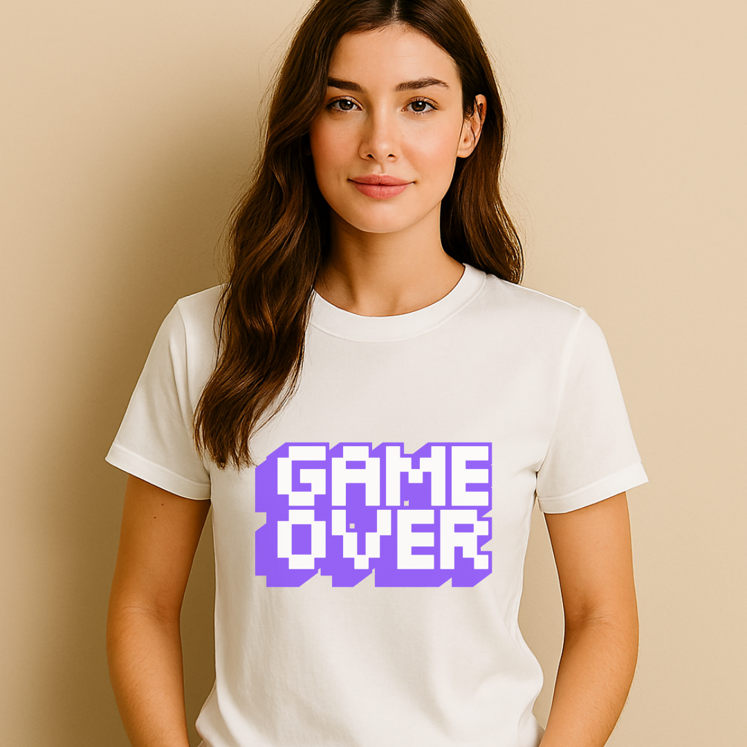Game Over Printed T-Shirt